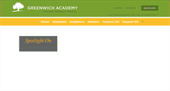 Desktop Screenshot of greenwichacademy.org