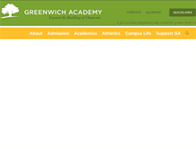 Tablet Screenshot of greenwichacademy.org